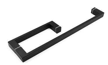 Ручка полотенцесушитель 25*10*200*450, черная t625 Bl купить в Красноярске