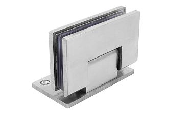 Петля для душевой кабины стена-стекло 90° 90х55 мм шлифованная t305-2 SSS купить в Красноярске