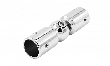 Соединитель труба-труба, шарнирный, цинк-хром полированный t915 PZn купить в Красноярске Соединитель труба-труба, шарнирный, цинк-хром полированный t915 PZn купить в Красноярске