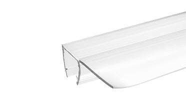 Уплотнитель для стекла 8мм, 90°, стекло-стекло 2,2 м.длина уса 25 мм t215y-8 купить в Красноярске