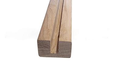 Дубовый поручень 60х40 некрашеный С ПАЗОМ, Премиум Ф-1221 купить в Красноярске