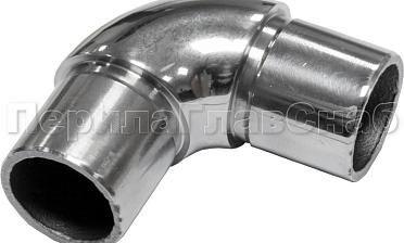 Отвод трубы Ø25.4 мм с установочными кольцами, полированный (AISI 304) k325 купить в Красноярске