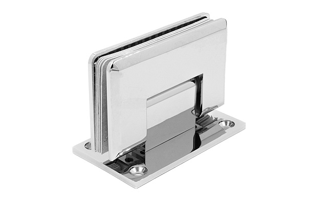 Петля для душевой кабины стена-стекло 90° 90х55 мм цинк, полированная t301 PZn Петля для душевой кабины стена-стекло 90° 90х55 мм цинк, полированная t301 PZn