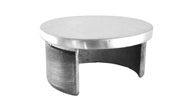 Заглушка для поручня с пазом Ø48.3 мм 4х39 мм шлифованная (AISI 304) k235-2 купить в Красноярске