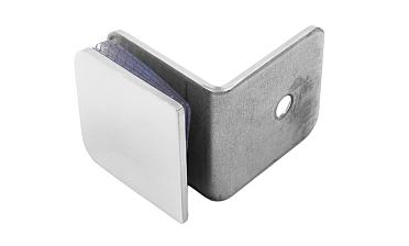 Коннектор для душевой кабины стена-стекло 90°, 45х45, полированный t722-2 PSS купить в Красноярске