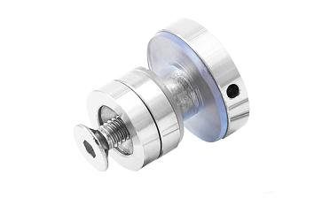 Крепление трека к стеклу AISI 304 шлифованное t449 SSS  купить в Красноярске