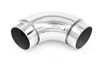 Отвод поручня под Ø42.4х1.5 мм, 90°, литой, полированный, с вставками (AISI 201) k383-3 купить в Красноярске