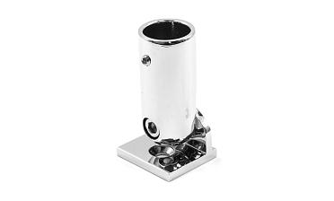 Соединитель труба-стена 19 мм, шарнирный, латунь, полированная t916 PС купить в Красноярске