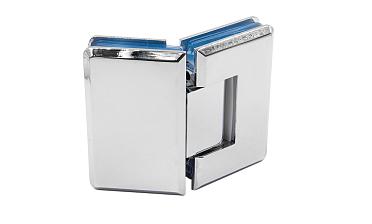 Петля для душевой кабины стекло-стекло 135° 90х55 мм цинк, полированная t302 PZn купить в Красноярске