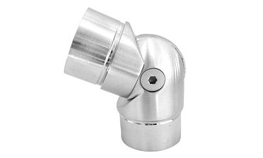 Поворот литой, внутренний, шарнирный, под Ø50.8х1.5 мм, шлифованный, AISI 304 Фk011-6 купить в Красноярске