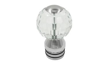 Стеклянный шар, наконечник на стойку Ø50.8 мм, с алюминиевой системой фиксации, прозрачный k248 купить в Красноярске