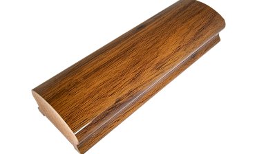 Пластиковый поручень фигурный текстурный, цвет Венге, длина 4м k897-3  купить в Красноярске