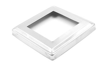 Низ стойки штампованный 135х135 мм, для трубы 81х81 мм, фигурный AISI 304 k376 купить в Красноярске