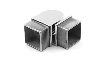 Поворот поручня 40х40 мм, регулируемый, полированный, (AISI 304) k366 купить в Красноярске