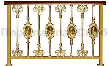 Латунные лестничные перила серии – Нимфалида XL05 в Красноярске. Готовые проекты ПерилаГлавСнаб