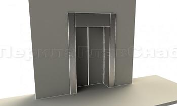 Облицовка портала лифта в Красноярске. Готовые проекты ПерилаГлавСнаб