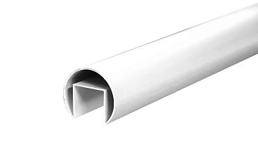 Труба  Ø42.4 мм, с пазом 24х24 мм, анодированный алюминий Фk820 AL купить в Красноярске