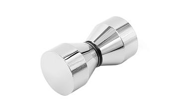 Дверная ручка «кноб» для душа, алюминий-хром, полированная t693 ALPC купить в Красноярске