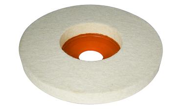 K427-3 войлок белый Ø125х10 мм очищенный, для тонкой полировки 11 000 rpm, Premium k427-3  купить в Красноярске