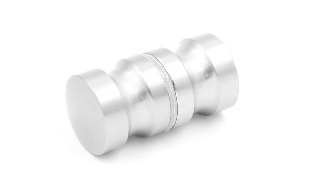 Дверная ручка "кноб", алюминий-хром, шлифованный t692 AL SSS