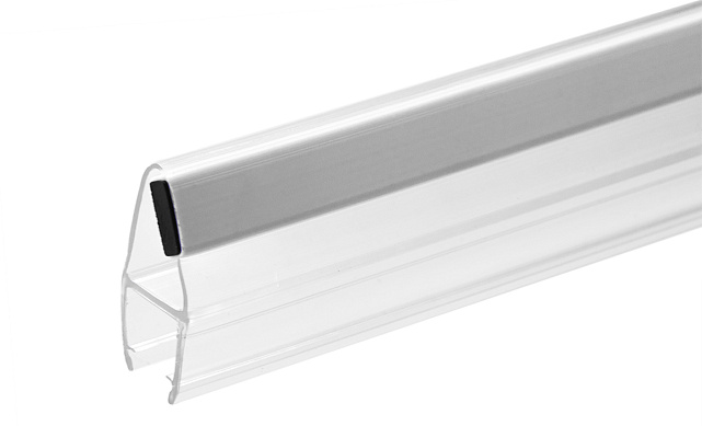 Комплект уплотнителей для стекла в душевую кабину  (2 шт.), стекло-стекло 8 мм, с магнитом 135°, 2200 мм t208 2 Комплект уплотнителей для стекла в душевую кабину  (2 шт.), стекло-стекло 8 мм, с магнитом 135°, 2200 мм t208 2