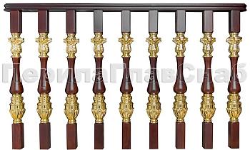 Латунные перила для лестниц серии – Гранд Опера L03 в Красноярске. Готовые проекты ПерилаГлавСнаб