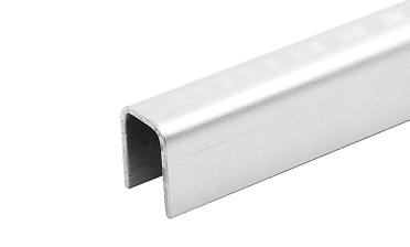 Профиль П-образный t=1,5 мм под стекло 20 мм, полированный, длина 2000 мм, AISI 304 Ф-1149 купить в Красноярске