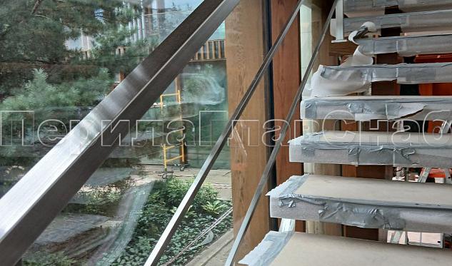 Перила с двумя ригелями в Красноярске. Готовые проекты ПерилаГлавСнаб