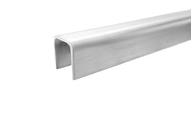 Профиль П-образный, L=2000 мм, t=1.5 мм, для стекла 12 мм, шлиф. (AISI 304) Ф-0455 купить в Красноярске