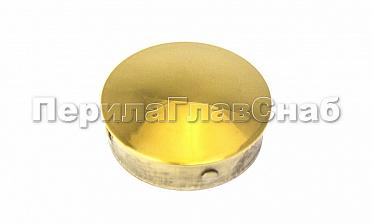 Заглушка штампованная Ø38х1.5 мм, (AISI 304), под золото Фk036-88 купить в Красноярске