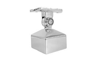 Наконечник 40х40 мм внешний полированный, с ложе под Ø50.8 мм, литой, регулируемый, облегченный, AISI 304, k239-4-NEW купить в Красноярске