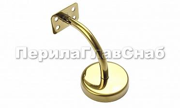 Пристенок с ложементом под плоскость,  сварной с крышкой, полированный, под золото (AISI 201) Фk386-88 купить в Красноярске