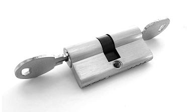 Личинка латунная 30х30мм для замка t155 ключ-ключ t155-101 SSS купить в Красноярске