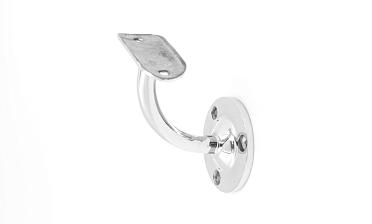 Пристенок с ложементом под Ø50.8 мм, вынос 70х45, Ø60х3 мм, литой, 25х45х2 мм, полированный, (AISI 316) k234-2 купить в Красноярске