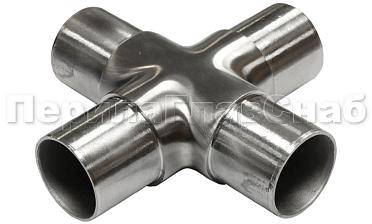 Соединение поручня Ø38.1 мм, крестовина (AISI 304) k360 купить в Красноярске