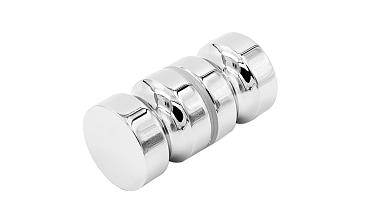 Дверная ручка «кноб», алюминий-хром, полированная t692 ALPC купить в Красноярске