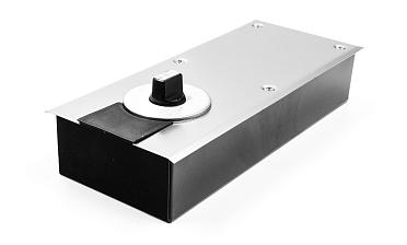 Доводчик для стеклянной двери напольный, шлифованный EN2 500 тыс.циклов  115 гр (дверь 700-900 мм , до 80 кг) t186-2 SSS купить в Красноярске