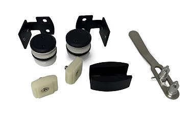 Комплект раздвижной системы на G-профиле, черный t407 BL  купить в Красноярске