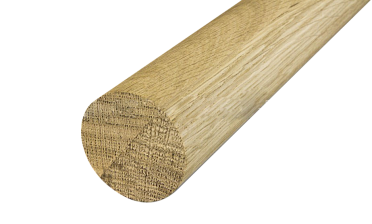Поручень деревянный из Дуба Ø50мм -  2,0 м Премиум Ф-1662 купить в Красноярске