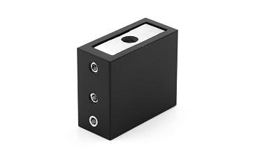 Коннектор стена-труба для прямоугольного трека 30х10 мм, нержавеющая сталь AISI 304, черная t463 BL купить в Красноярске