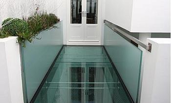 Двойное усиленное стеклянное перекрытие в Красноярске. Готовые проекты ПерилаГлавСнаб