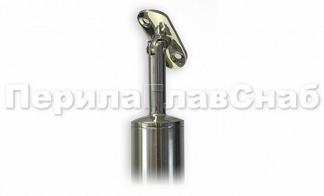 Стойка круглая Ø38.1: 2 ригеледержателя, полированная, высота 950 мм (AISI 304) k712 2