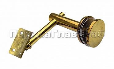 Выносной держатель поручня на стекло 8-16 мм, под золото (AISI 304) Фk241-88 купить в Красноярске