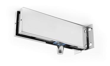 Фитинг на фрамугу с осью и монтажной пластиной, полированный t130 PSS купить в Красноярске