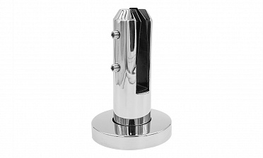 Стеклодержатель литой, напольный, Ø50.8х160 мм, стекло 16 мм, полир. (AISI 304) k276-2 купить в Красноярске Стеклодержатель литой, напольный, Ø50.8х160 мм, стекло 16 мм, полир. (AISI 304) k276-2 купить в Красноярске