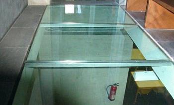 Стеклянный потолок в муниципальном заведении в Красноярске. Готовые проекты ПерилаГлавСнаб