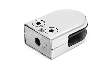 Стеклодержатель штампованный под стекло 10 мм (5+5 мм), на плоскость 40х24х54 полированный (AISI 304) k539-10 купить в Красноярске