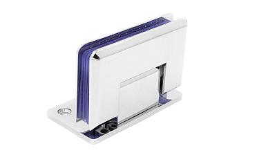 Петля для душевой кабины стена-стекло 90° с односторонним креплением, 90*55, цинк, полированная t305 PZn купить в Красноярске