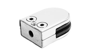 Стеклодержатель штампованный, под стекло 8 мм (4+4 мм), на плоскость 39х24х55 полированный (AISI 304) k539-2 купить в Красноярске