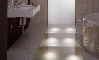 Стеклянные полы в ванной в Красноярске. Готовые проекты ПерилаГлавСнаб